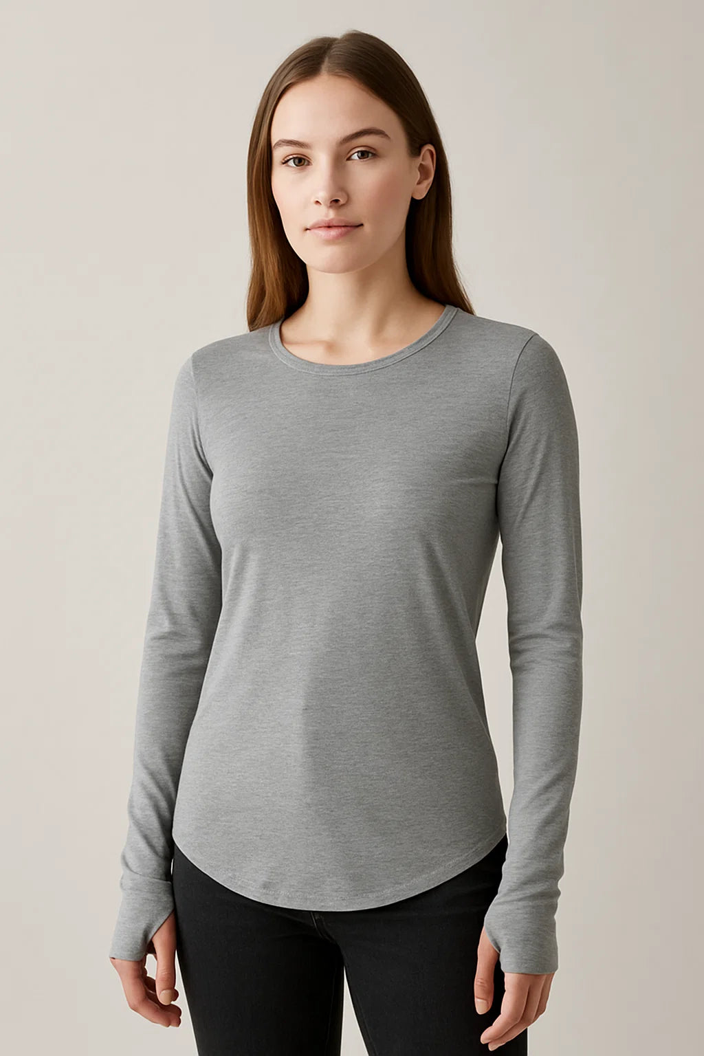 Lara | Thumbhole Long-Sleeve Tee
